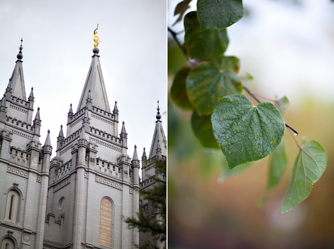 utah wedding photographer shooting a wedding at the salt lake city temple wedding