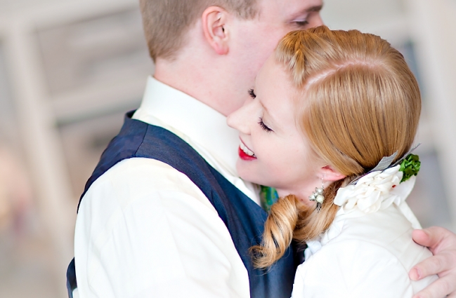 bride and grooms hug after first look utah wedding photographer