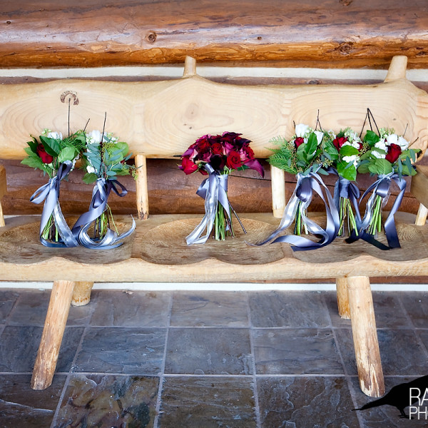 Cute little Utah wedding at lodge by Zion National Park.