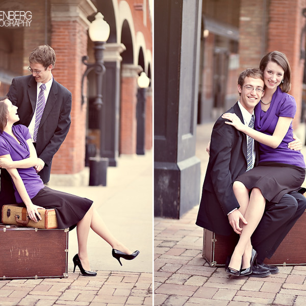 Engagement photos at Trolley Square and the Capitol!