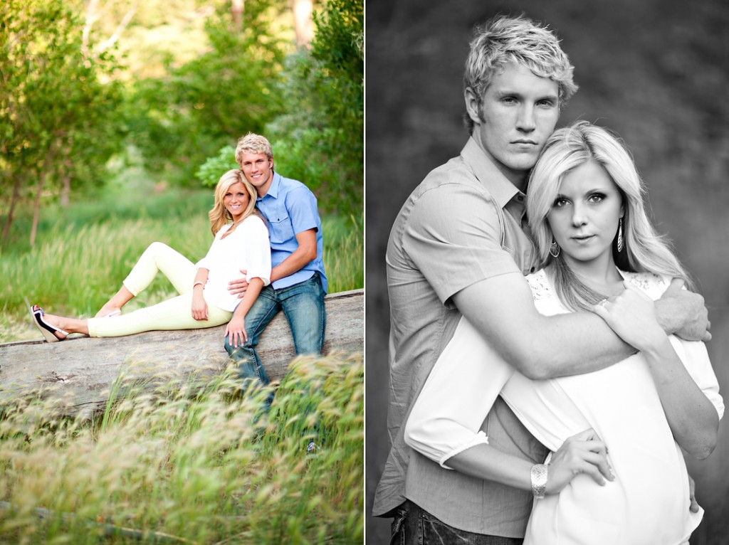 Wedding photographer in utah photographs the cutest engagement photos in field