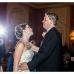 couples first dance at Utah's Grand America Hotel lavish wedding