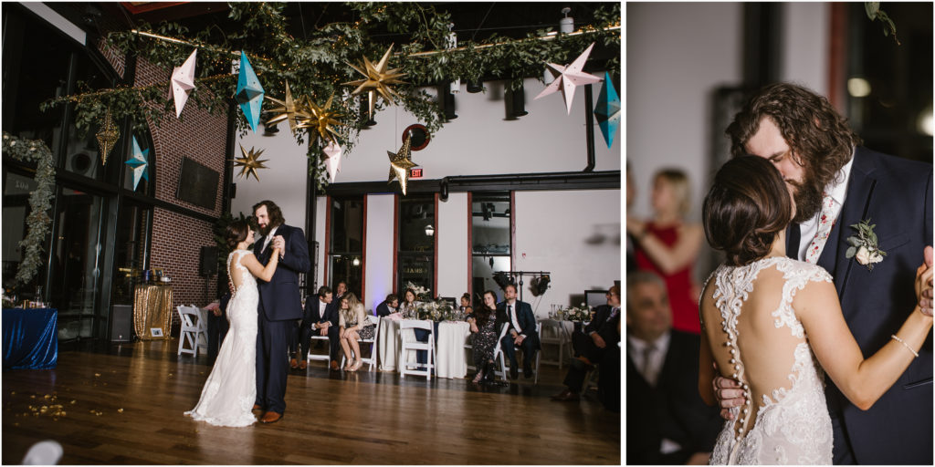 First dance at Trolley Square Wedding